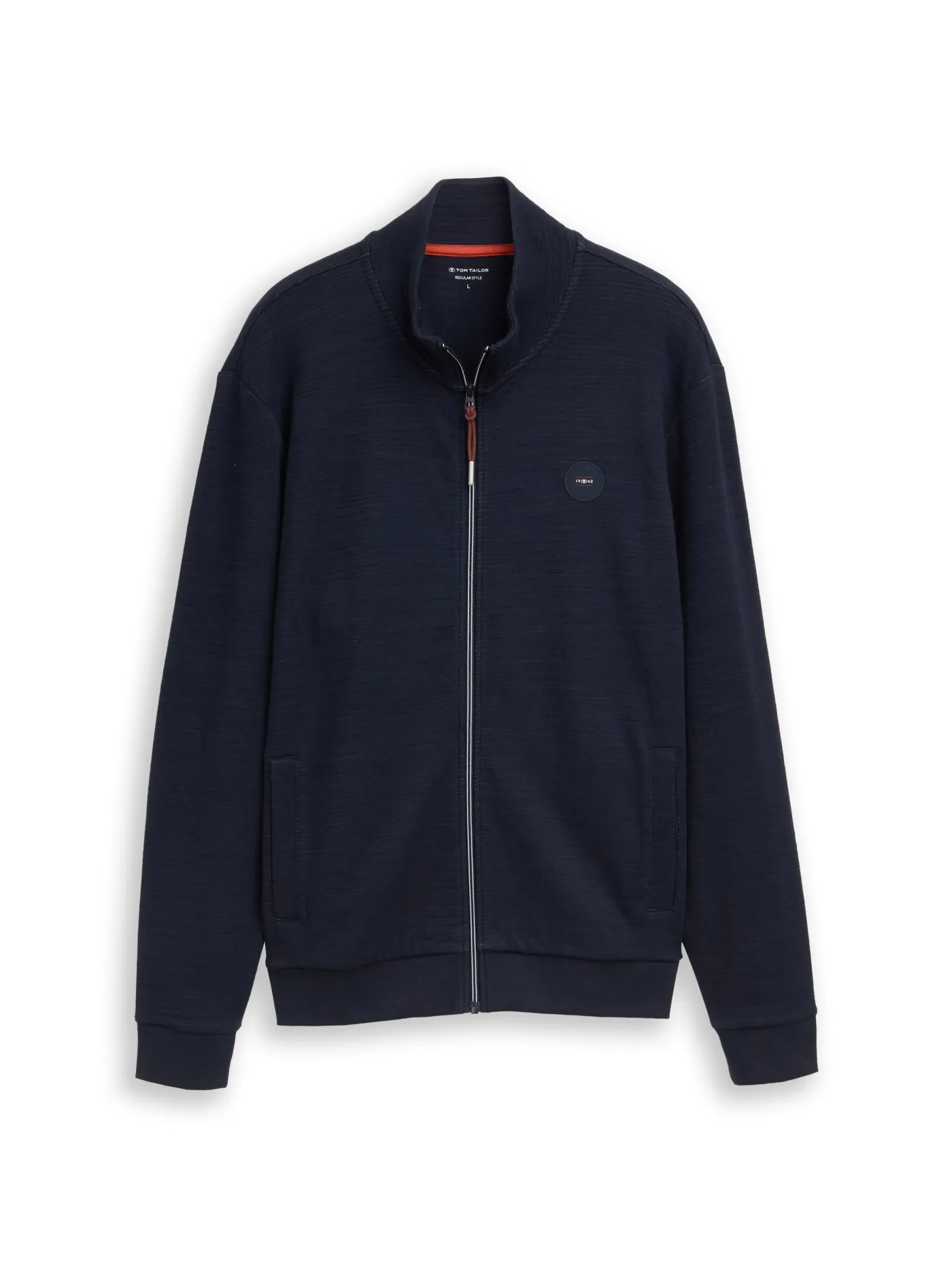 Sweatjacke mit Logo-Badge