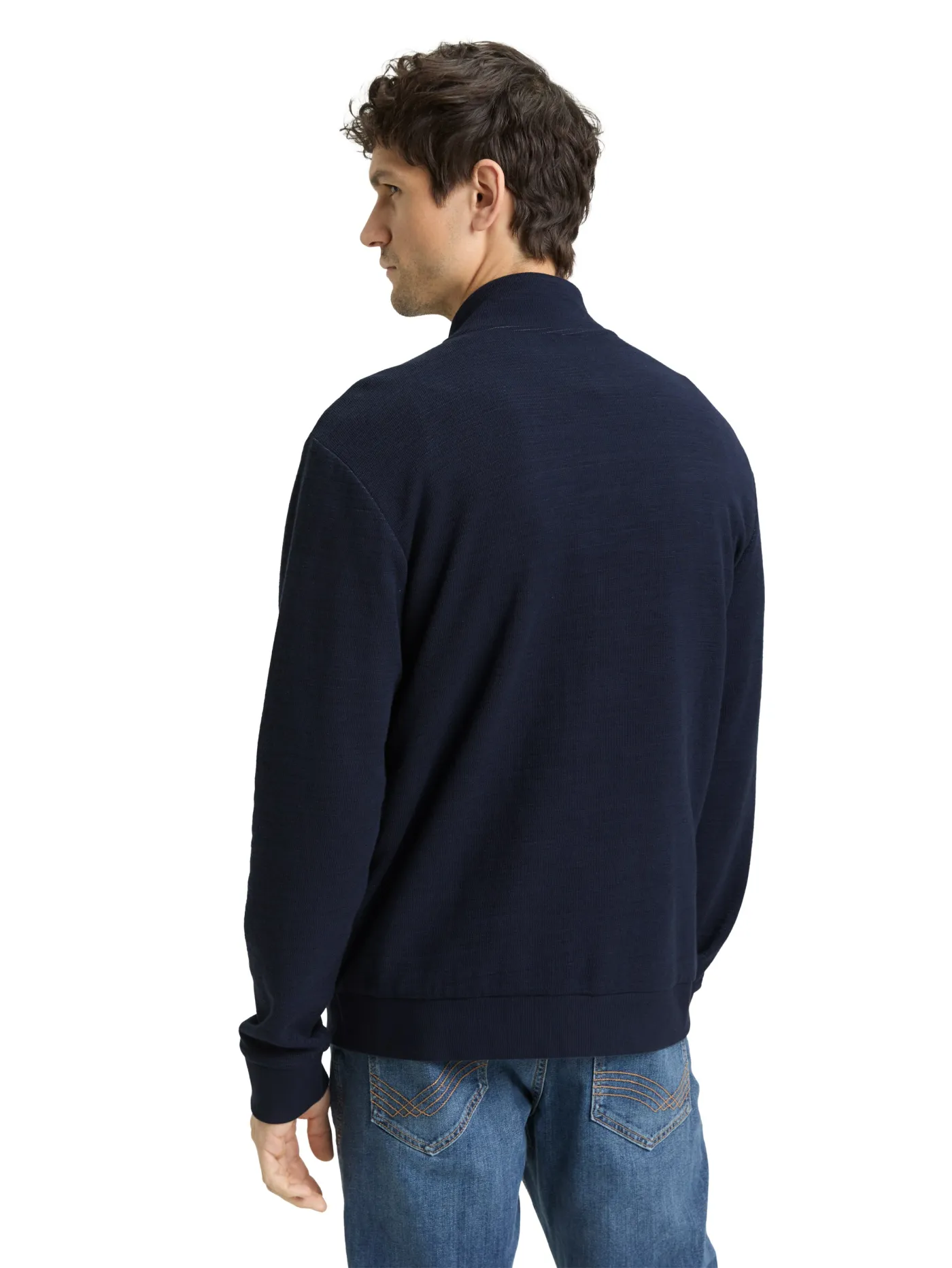 Sweatjacke mit Logo-Badge
