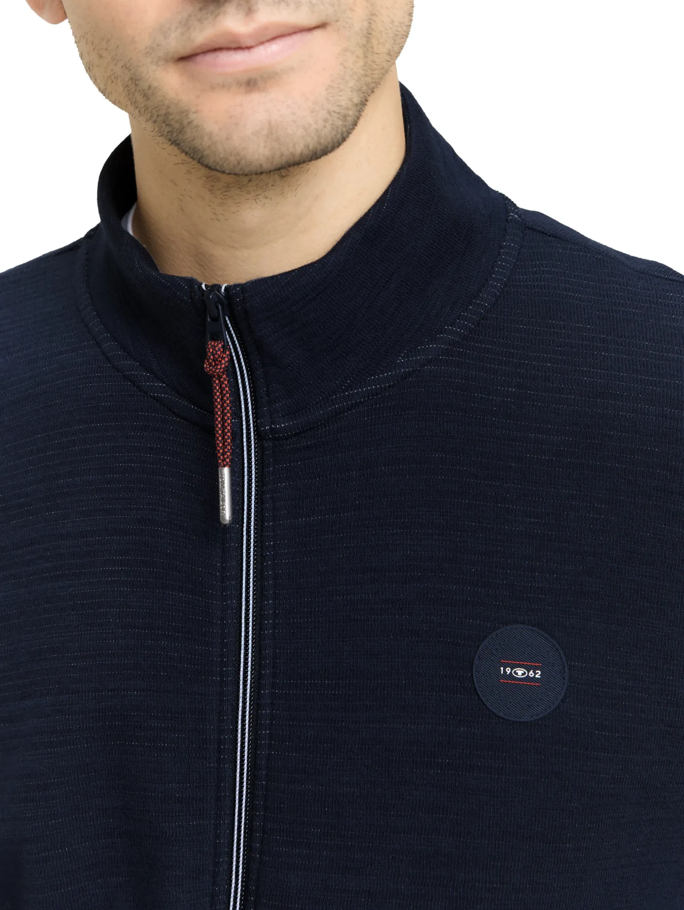 Sweatjacke mit Logo-Badge