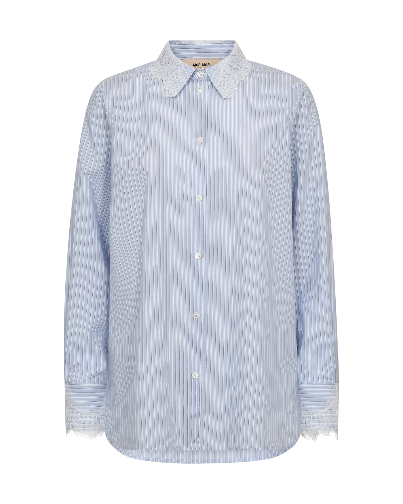 MMElinda Stripe Lace Shirt