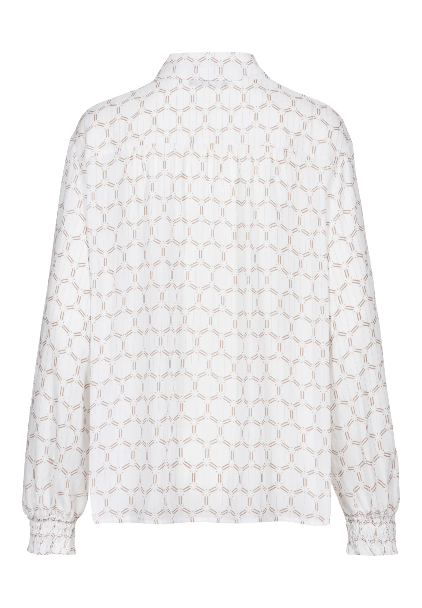 Bluse WHITE mit elastischem Bund