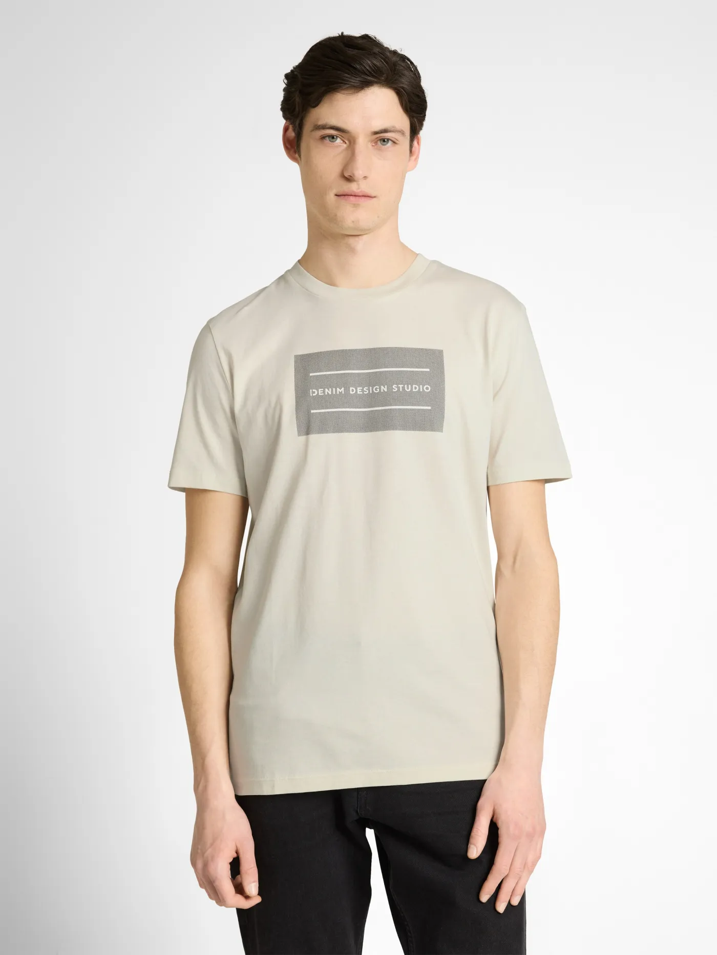 Basic T-Shirt mit Logo-Print
