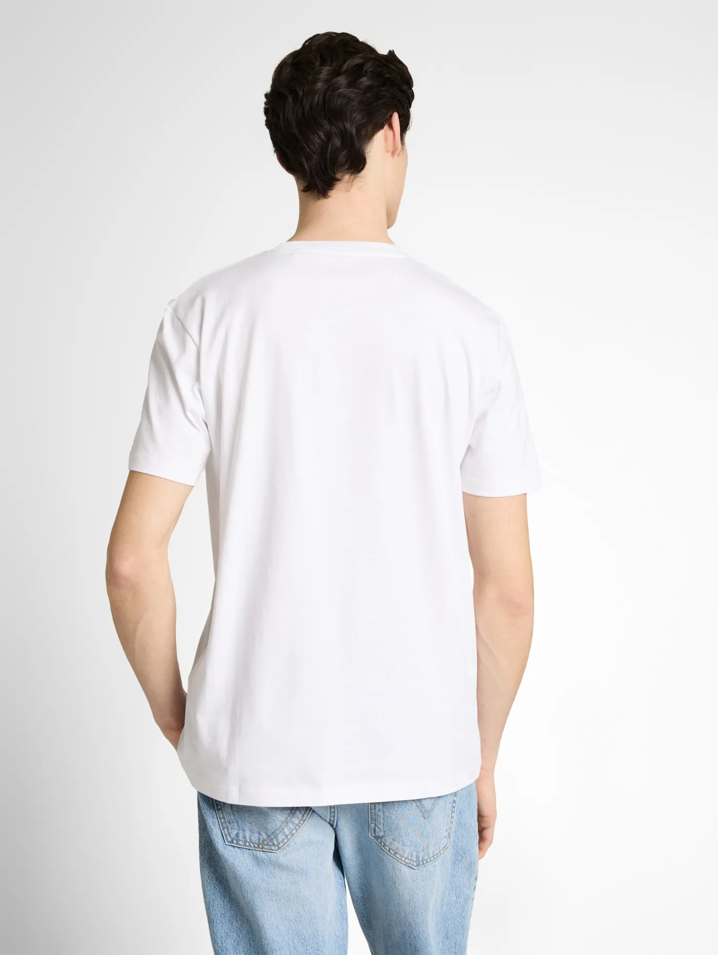 Basic T-Shirt mit Logo-Print