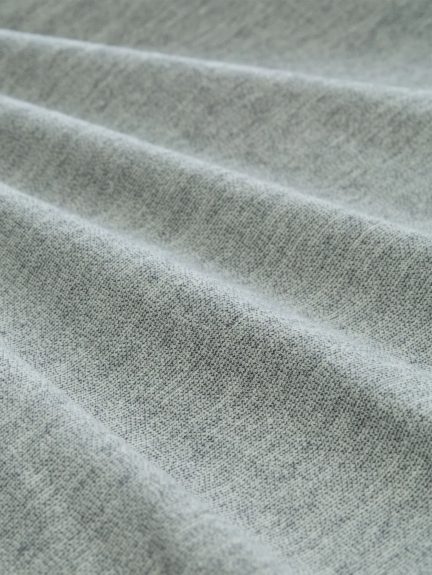 T-Shirt in Melange-Optik