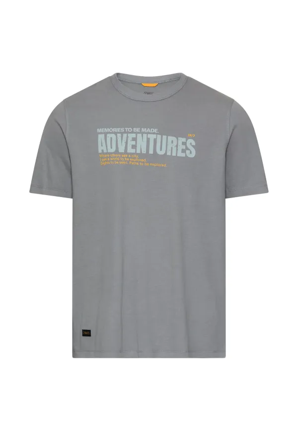 T-Shirt mit Backprint