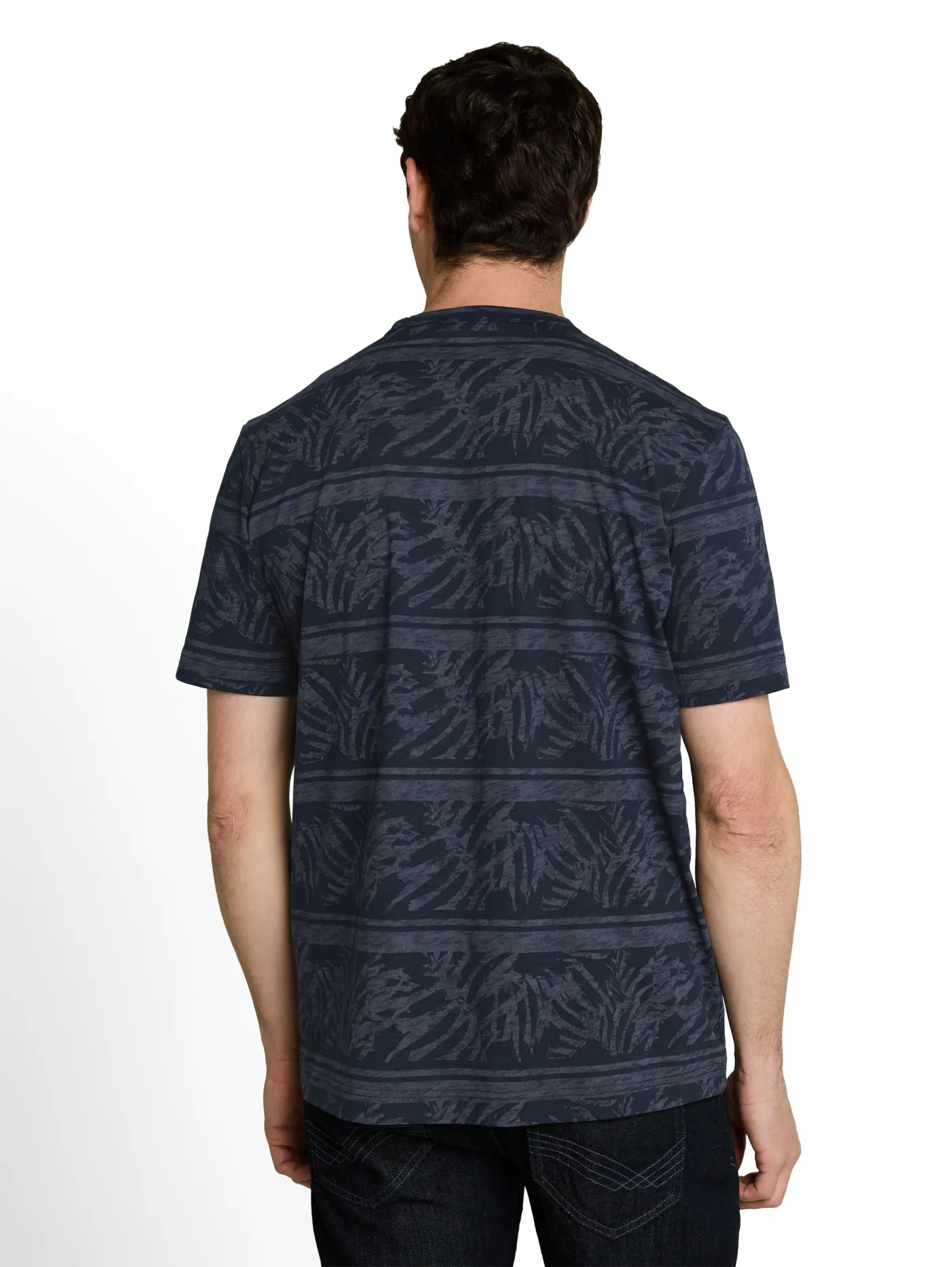 T-Shirt mit Inside-Out-Print