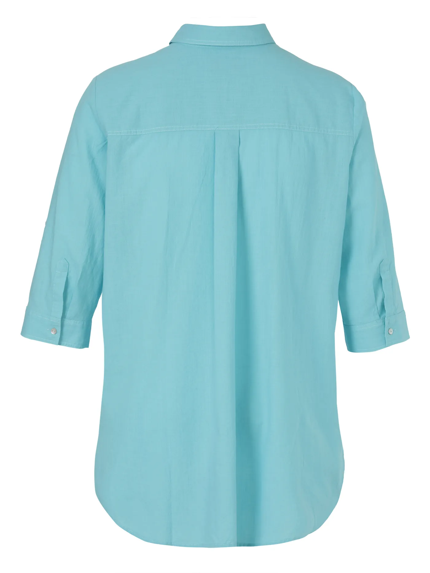 Bluse Hemdkragen 3/4 Arm