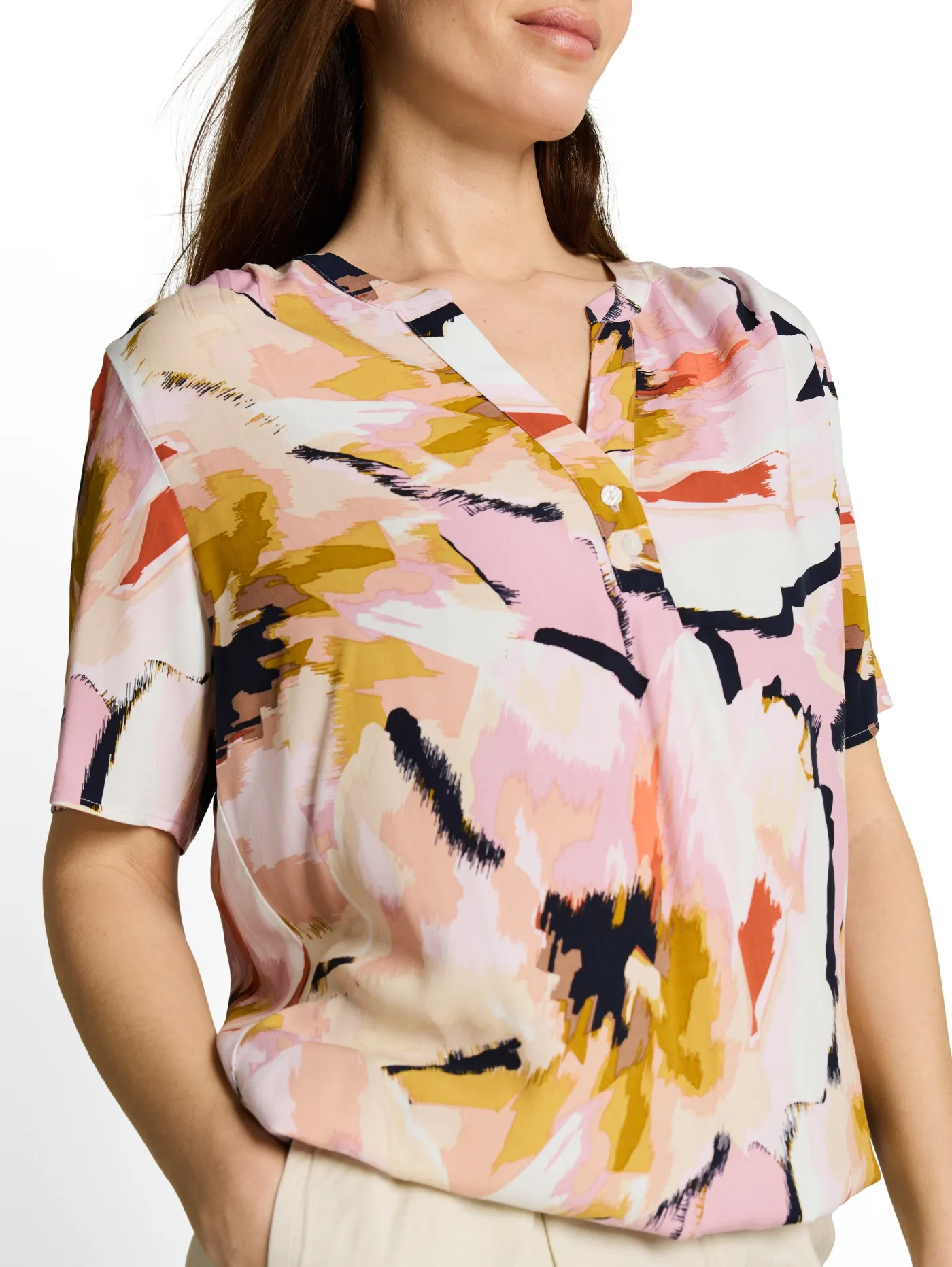 Bluse mit Muster
