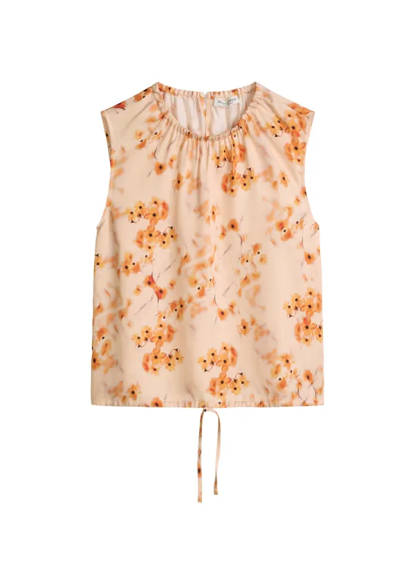 Ärmelloses Print-Bluse regular