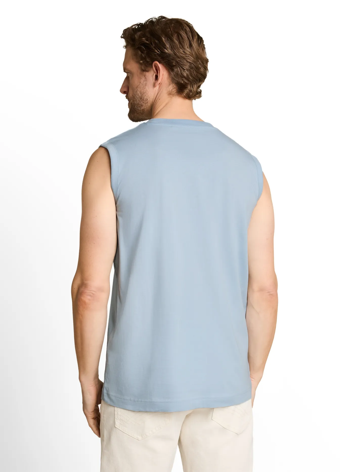 Tanktop mit Logo-Stickerei