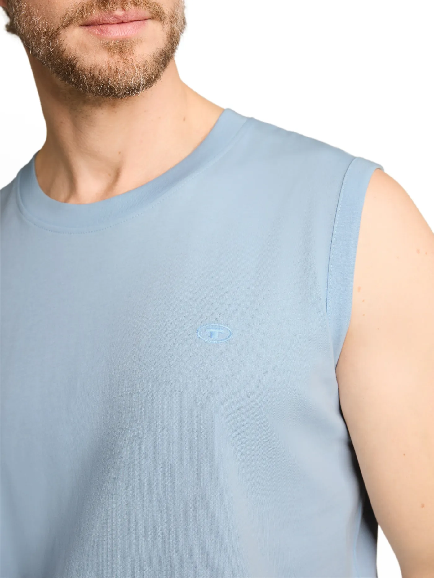 Tanktop mit Logo-Stickerei