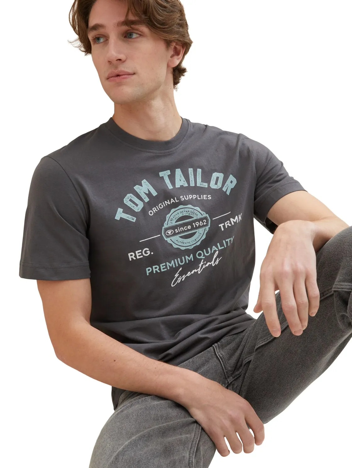 T-Shirt mit Logo-Print