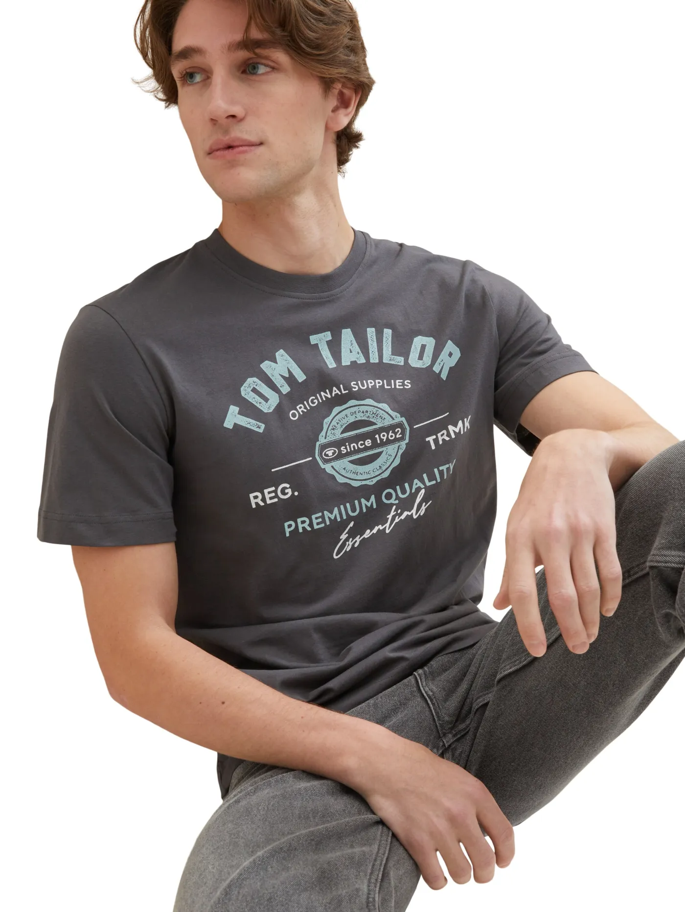 T-Shirt mit Logo-Print