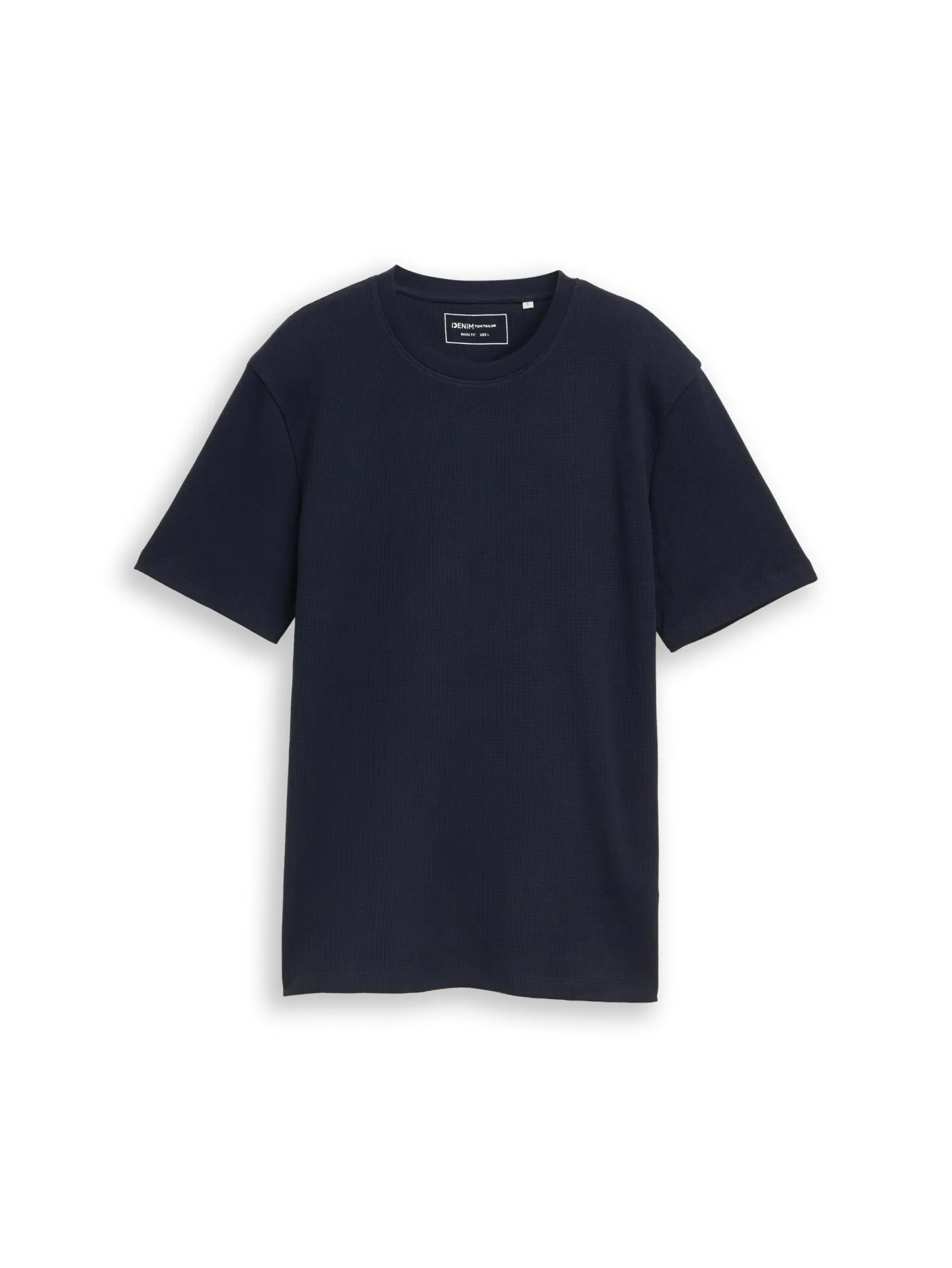 T-Shirt mit Waffelstruktur