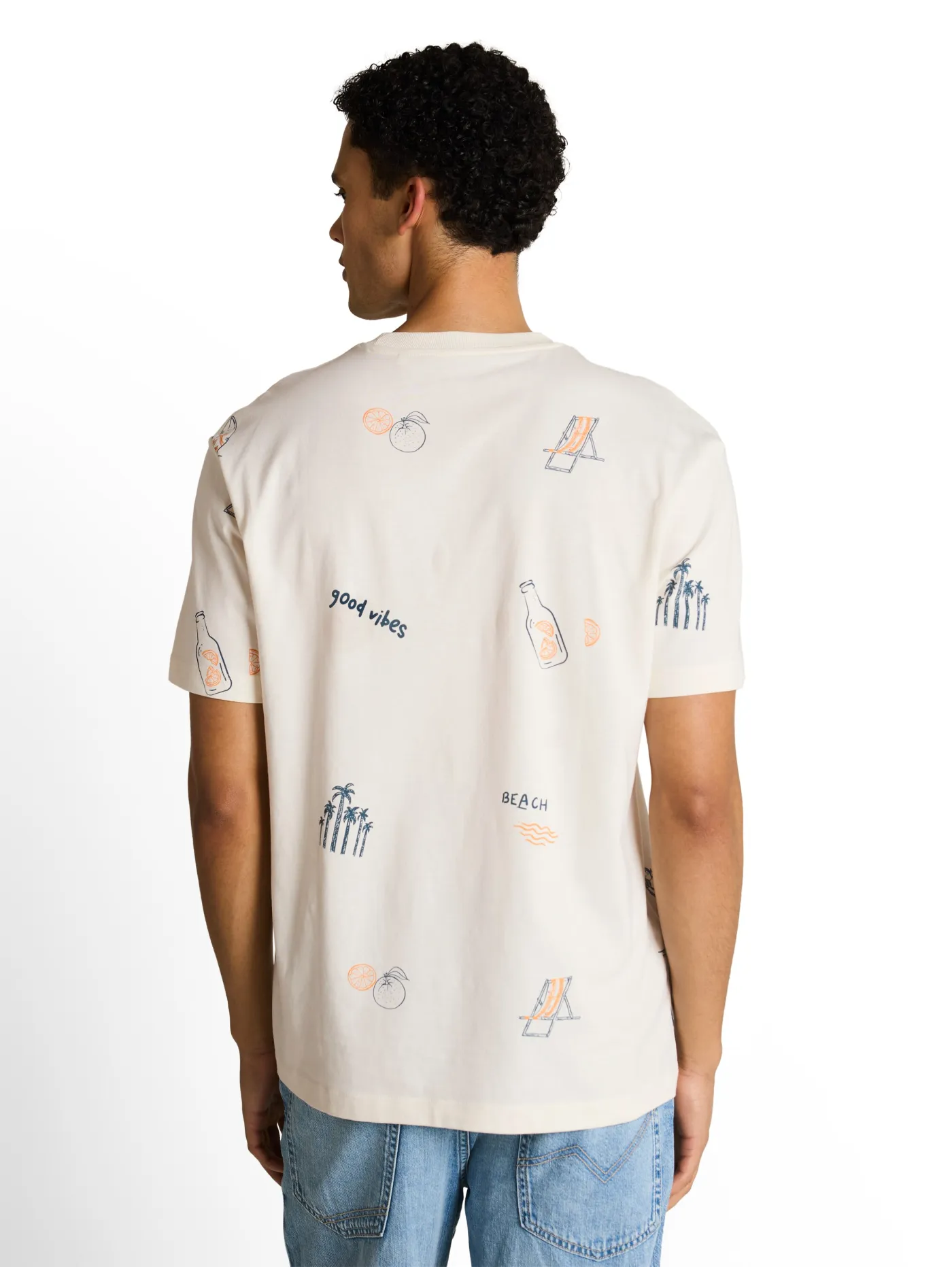 Relaxed Fit T-Shirt mit Allover-Print