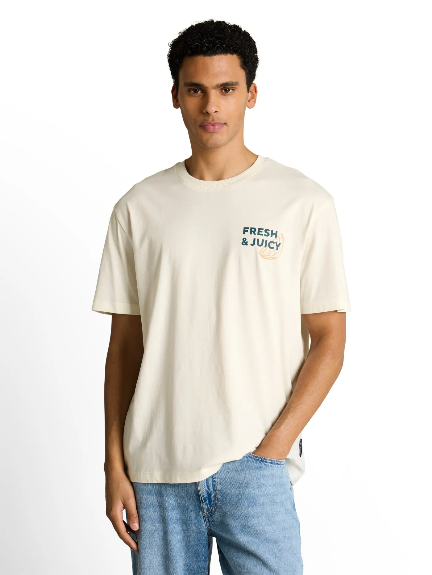 Relaxed Fit T-Shirt mit Rückenprint