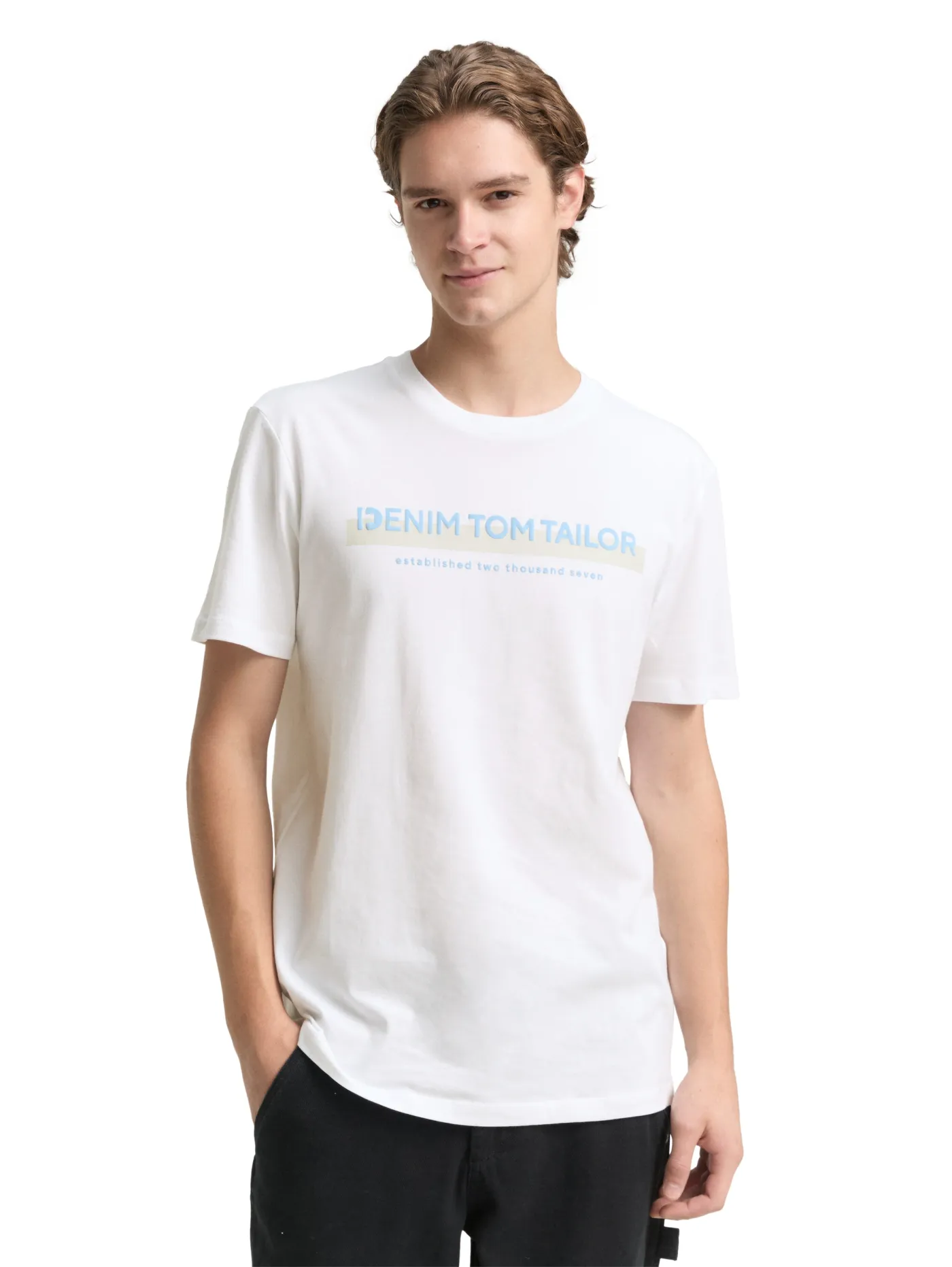 T-Shirt mit Logo-Print
