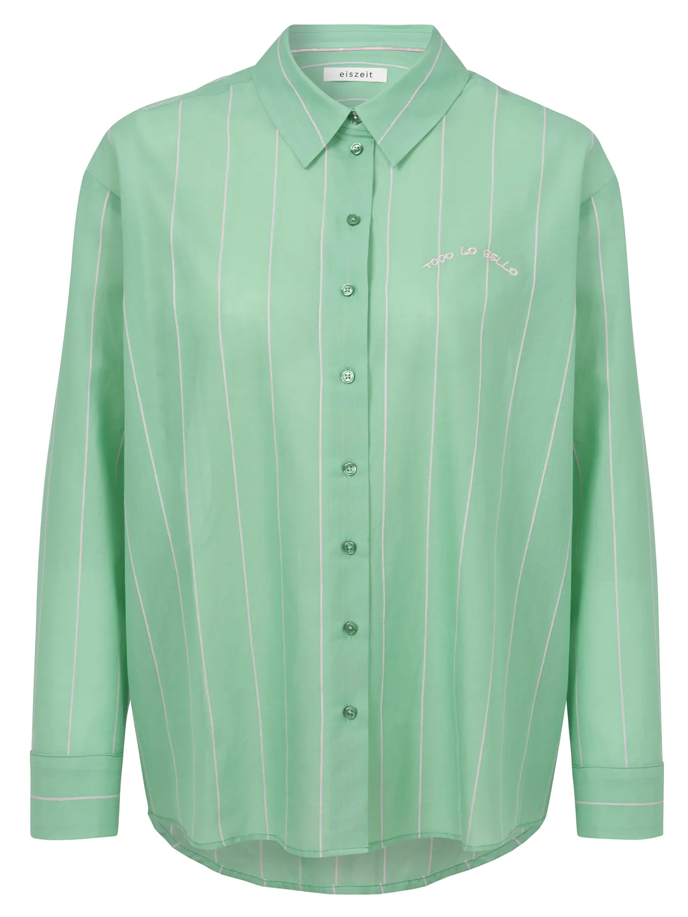 Bluse Hemdkragen 1/1 Arm  Streifen