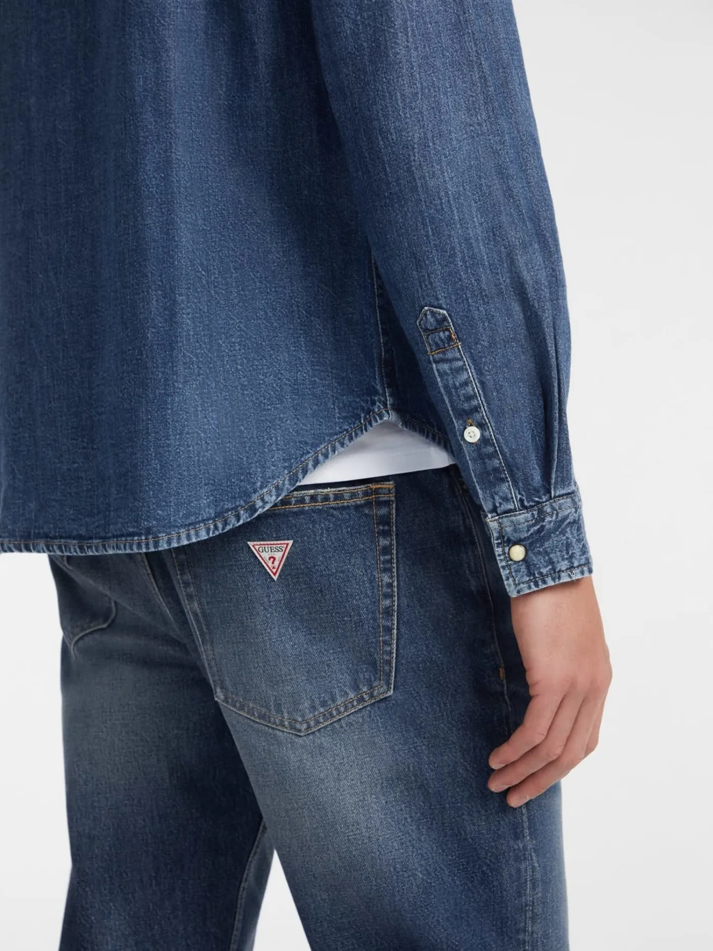 GJ SLIM LS DENIM SHIRT