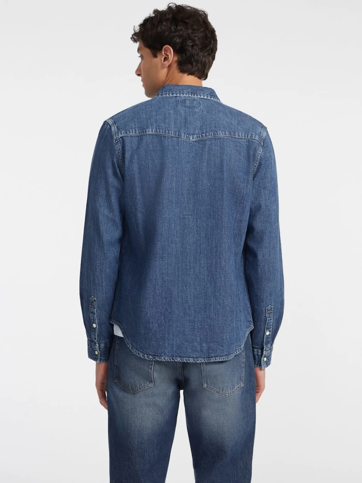 GJ SLIM LS DENIM SHIRT