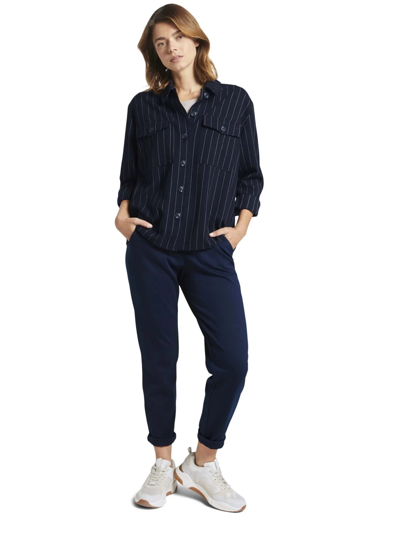 Relaxed Fit Hose mit elastischem Bund