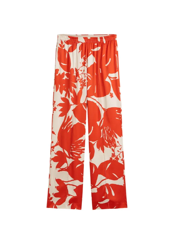 Satinhose wide