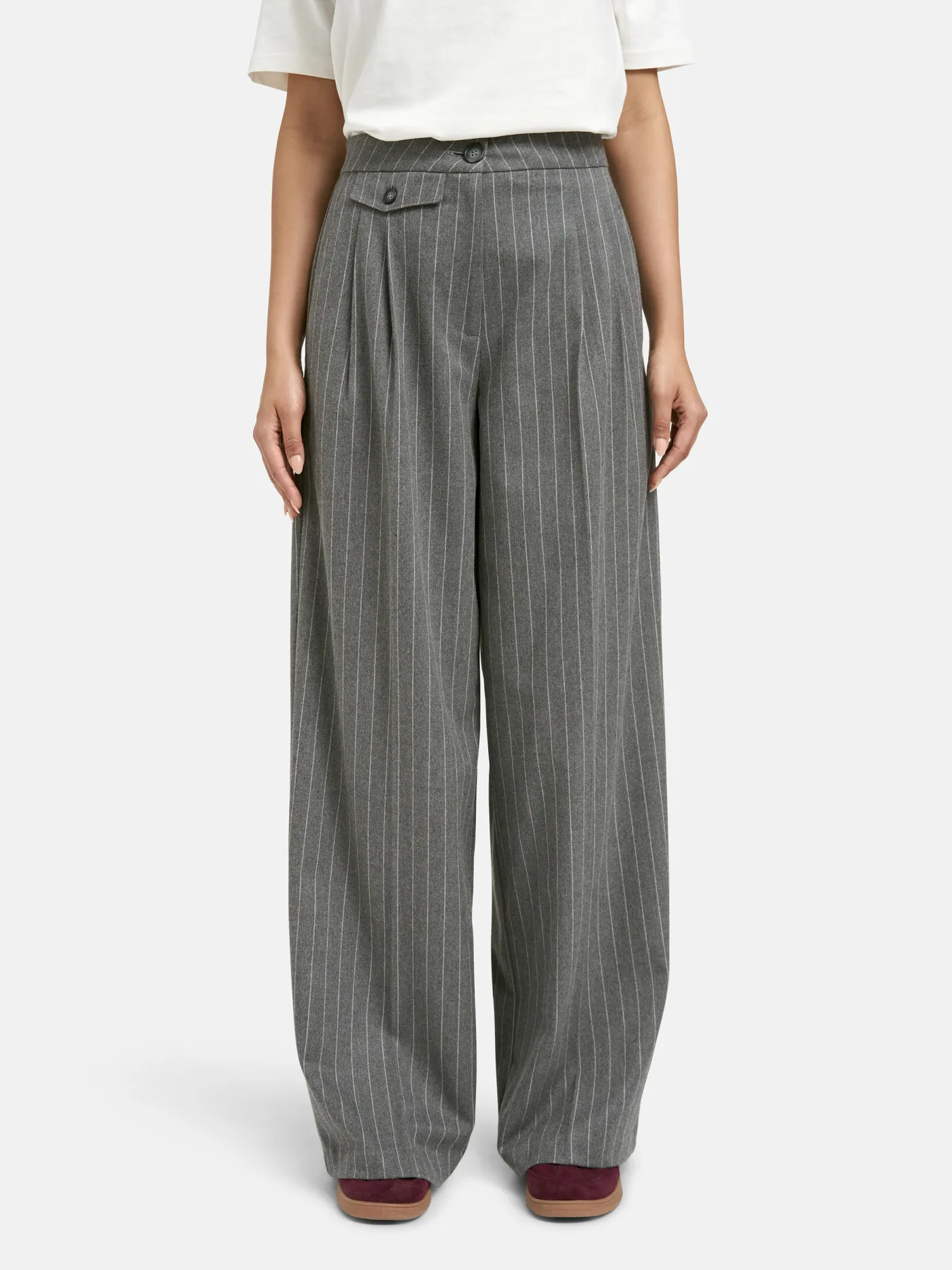 Flanell Striped Pants
