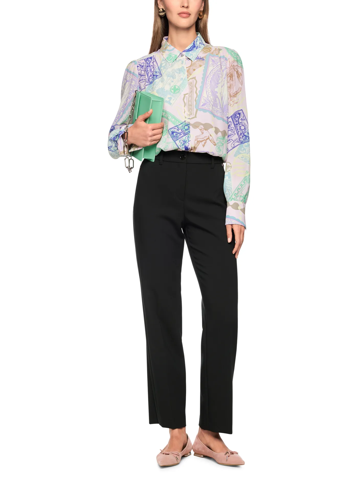 Stoffhose FENDOU mit geradem Bein