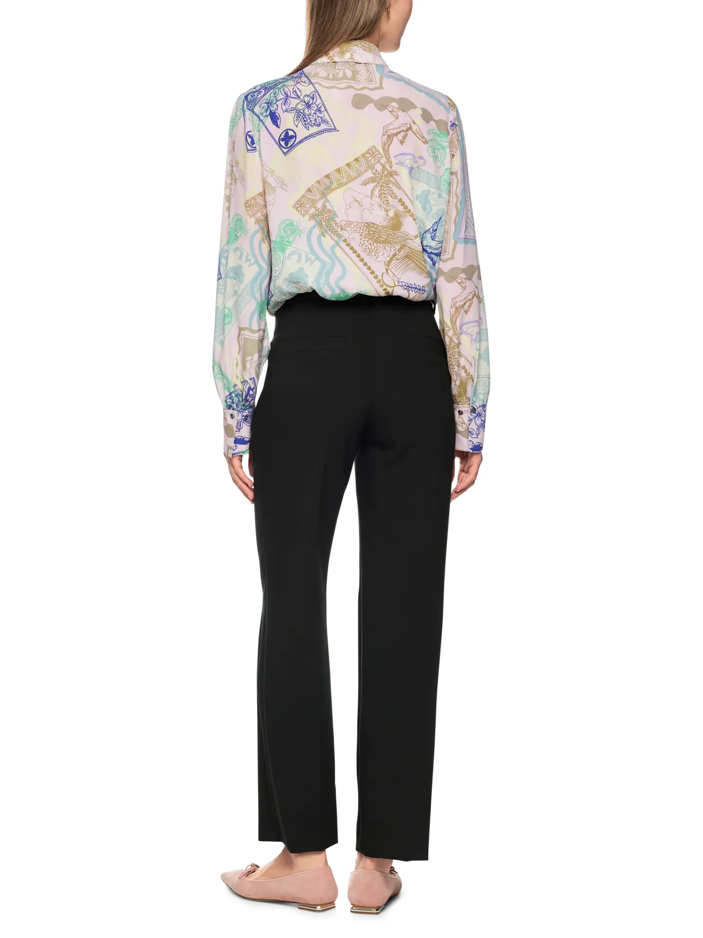 Stoffhose FENDOU mit geradem Bein
