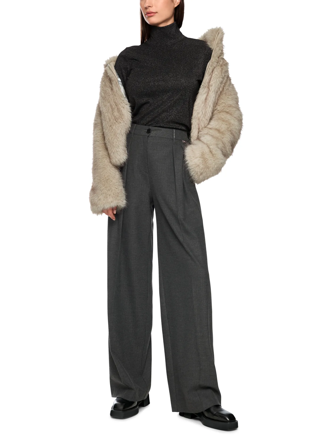 Hose WICHITA mit High Waist