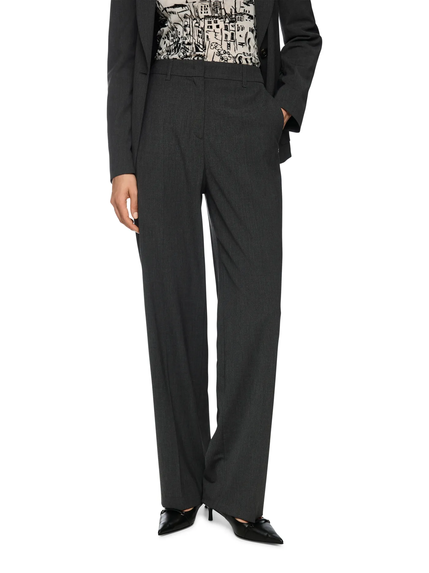 Hose WUKARI Wide Fit mit High Waist