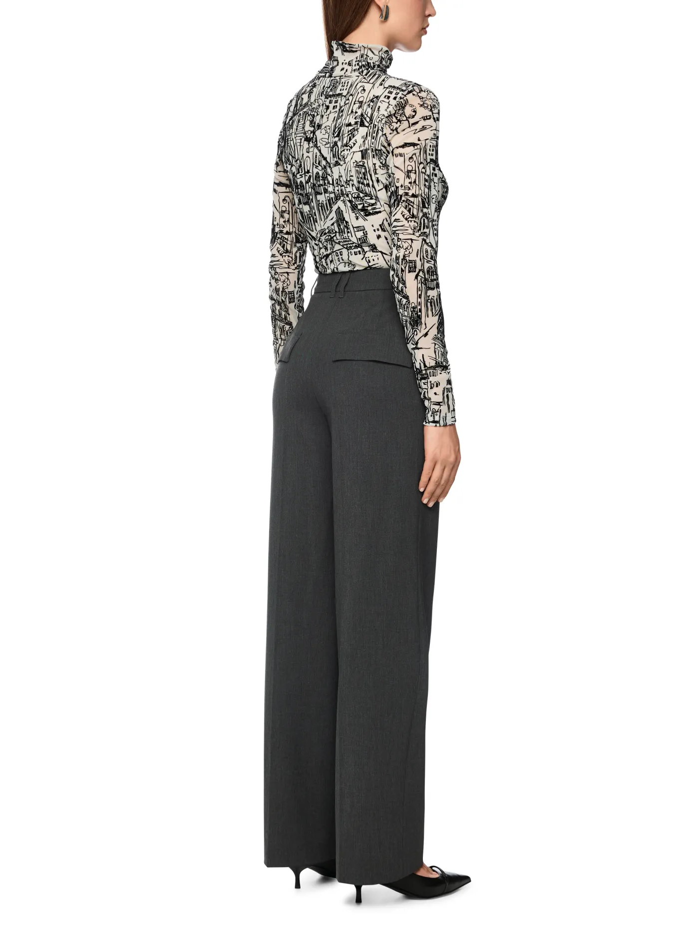 Hose WUKARI Wide Fit mit High Waist