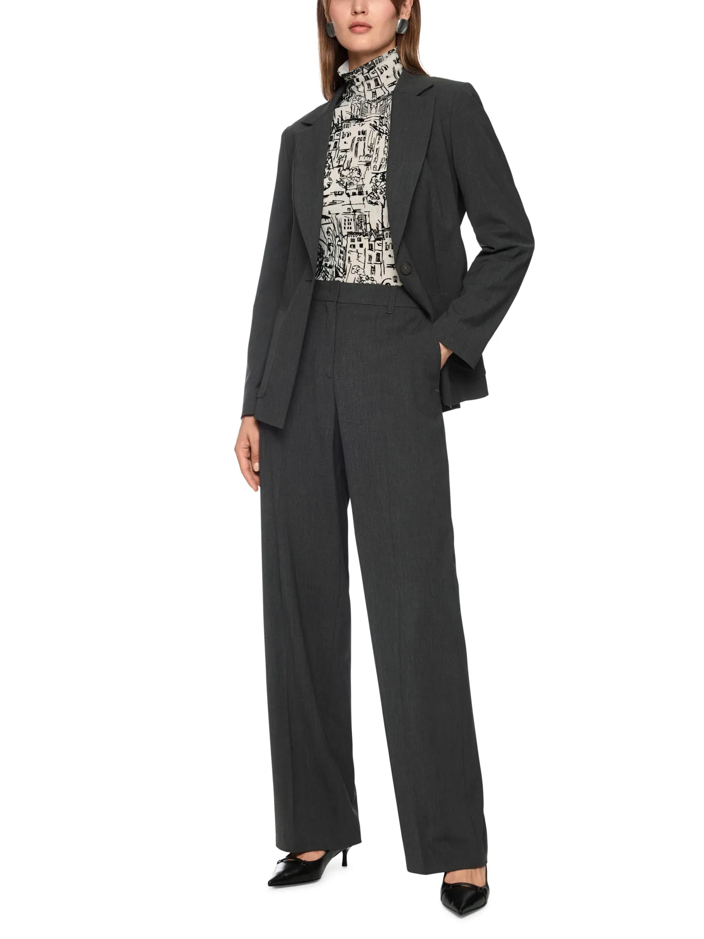 Hose WUKARI Wide Fit mit High Waist