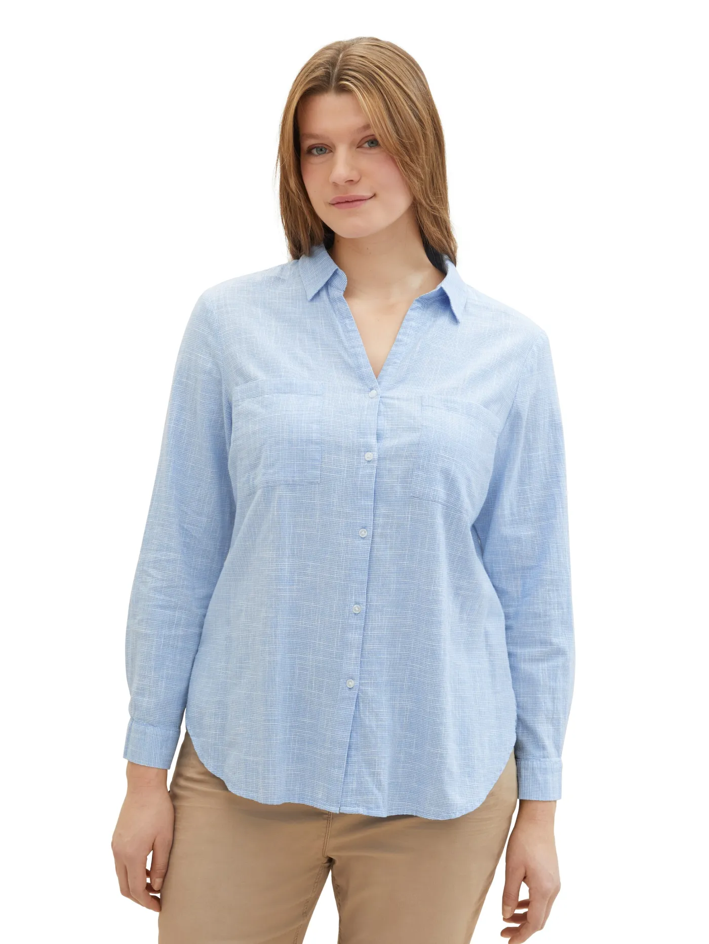 Plus Size - Bluse mit Brusttaschen