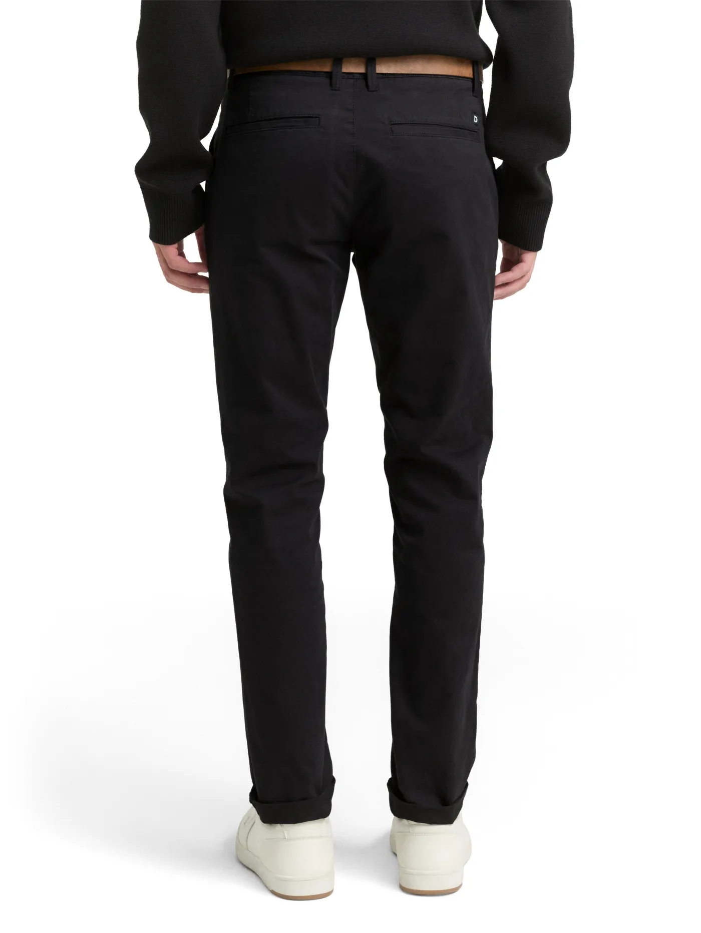 Slim Fit Chino Hose mit Gürtel