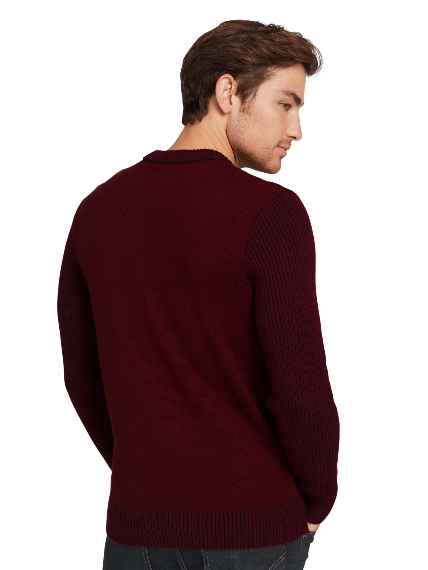 Pullover mit Rippstruktur