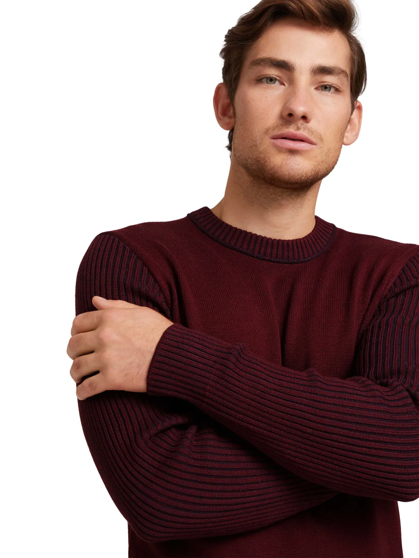Pullover mit Rippstruktur