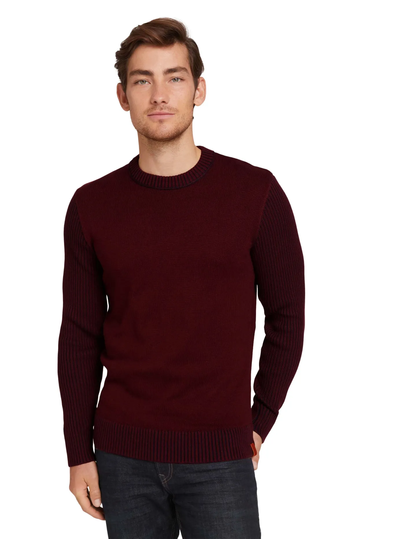 Pullover mit Rippstruktur