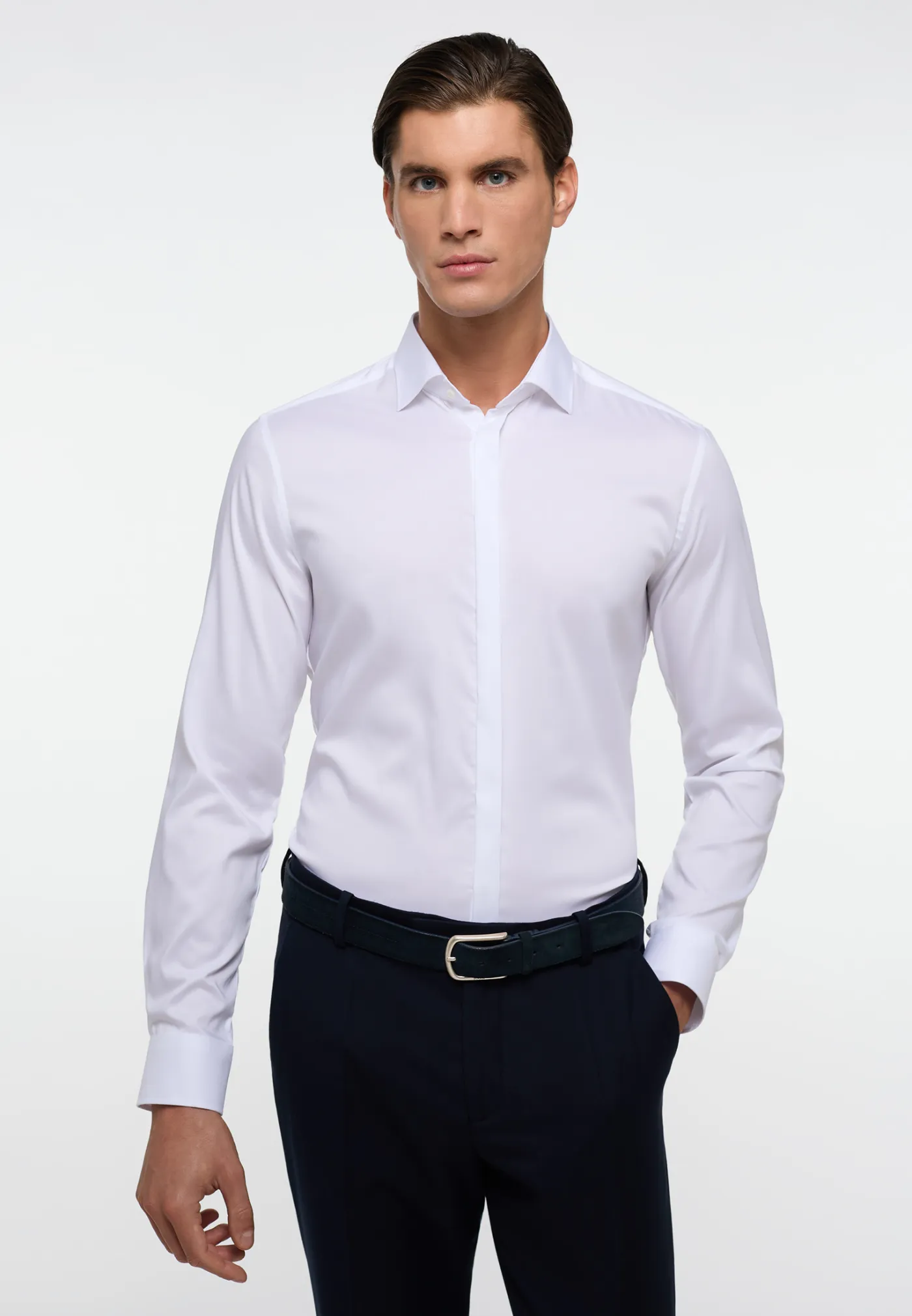 Performance Shirt Twill-Stretch Langarm