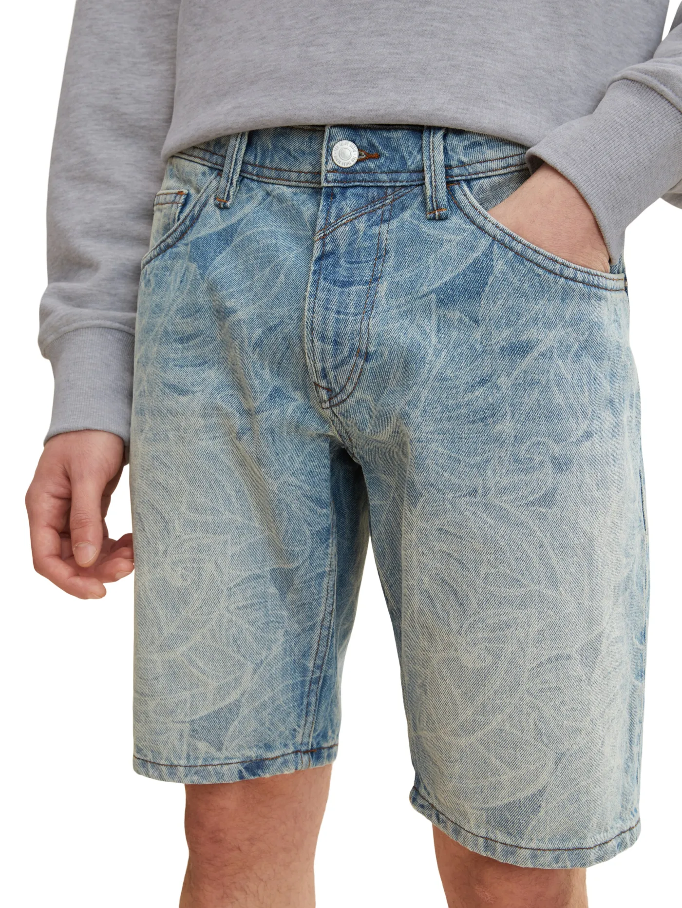 Regular Fit Denim Shorts
