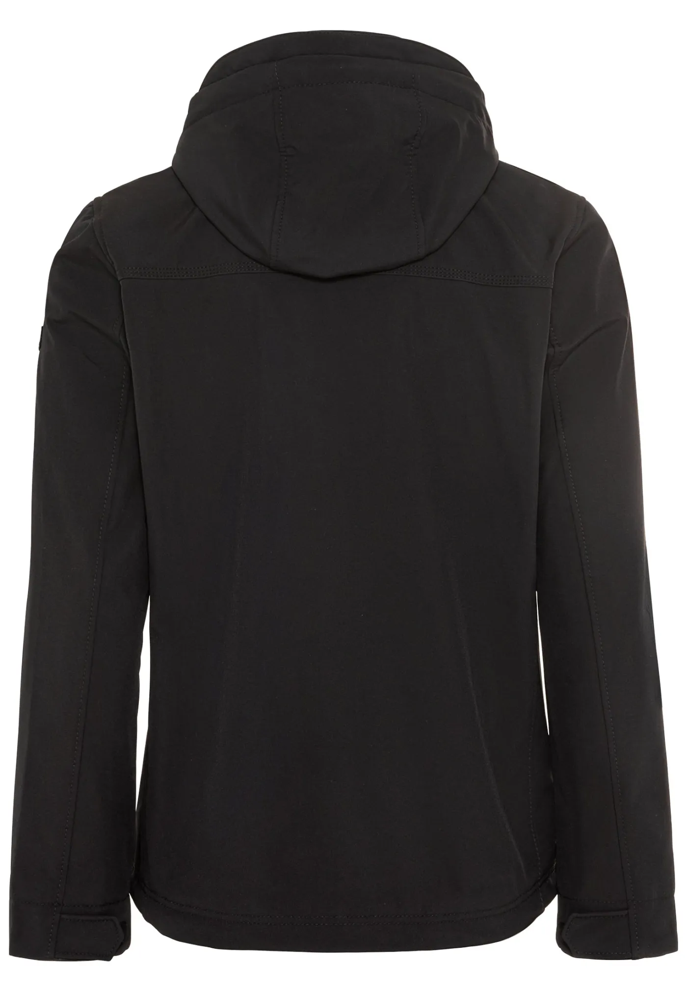 Softshell-Jacke mit abnehmbarer Kapuze