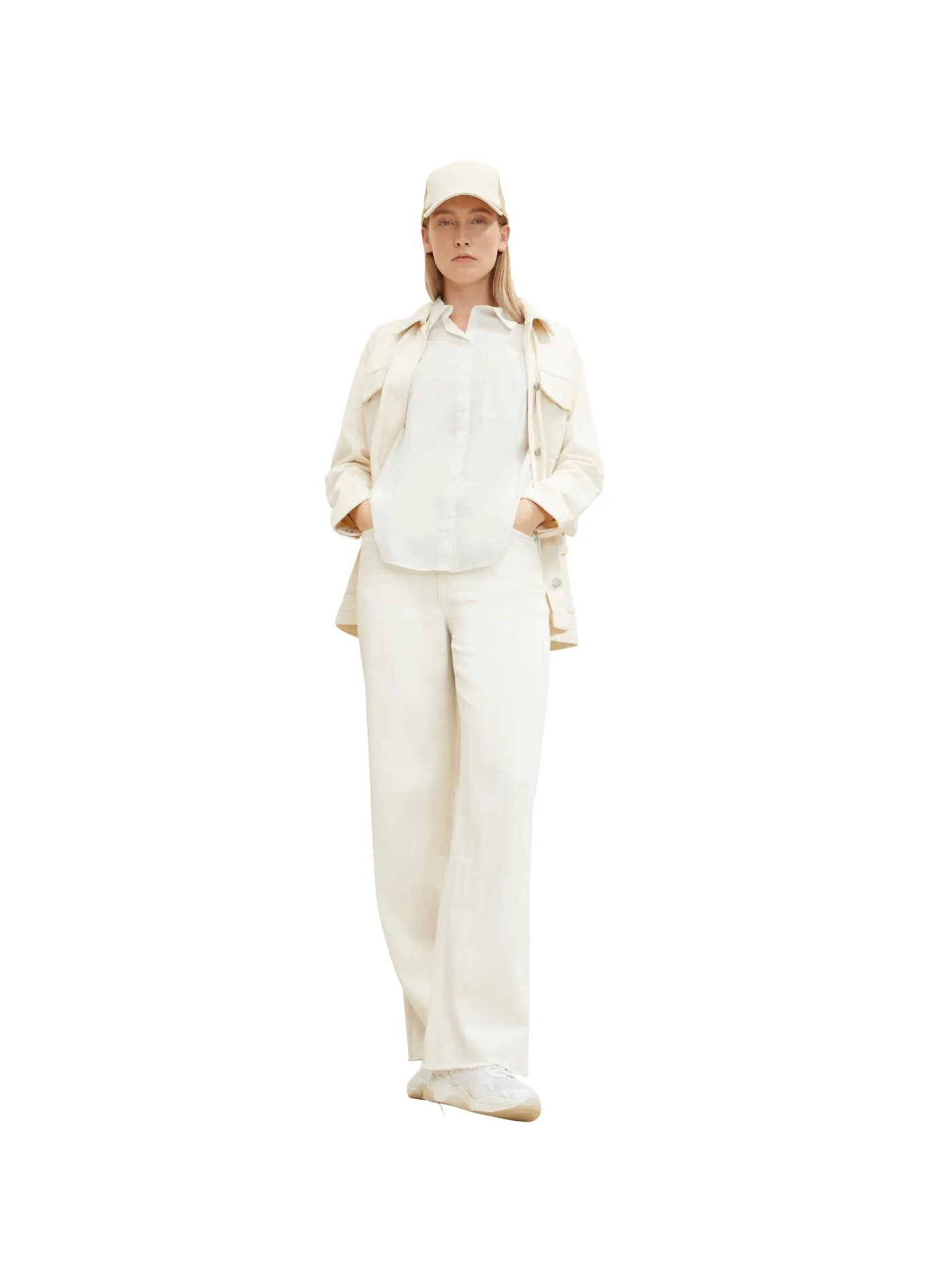 Loose Fit Bluse mit Brusttasche