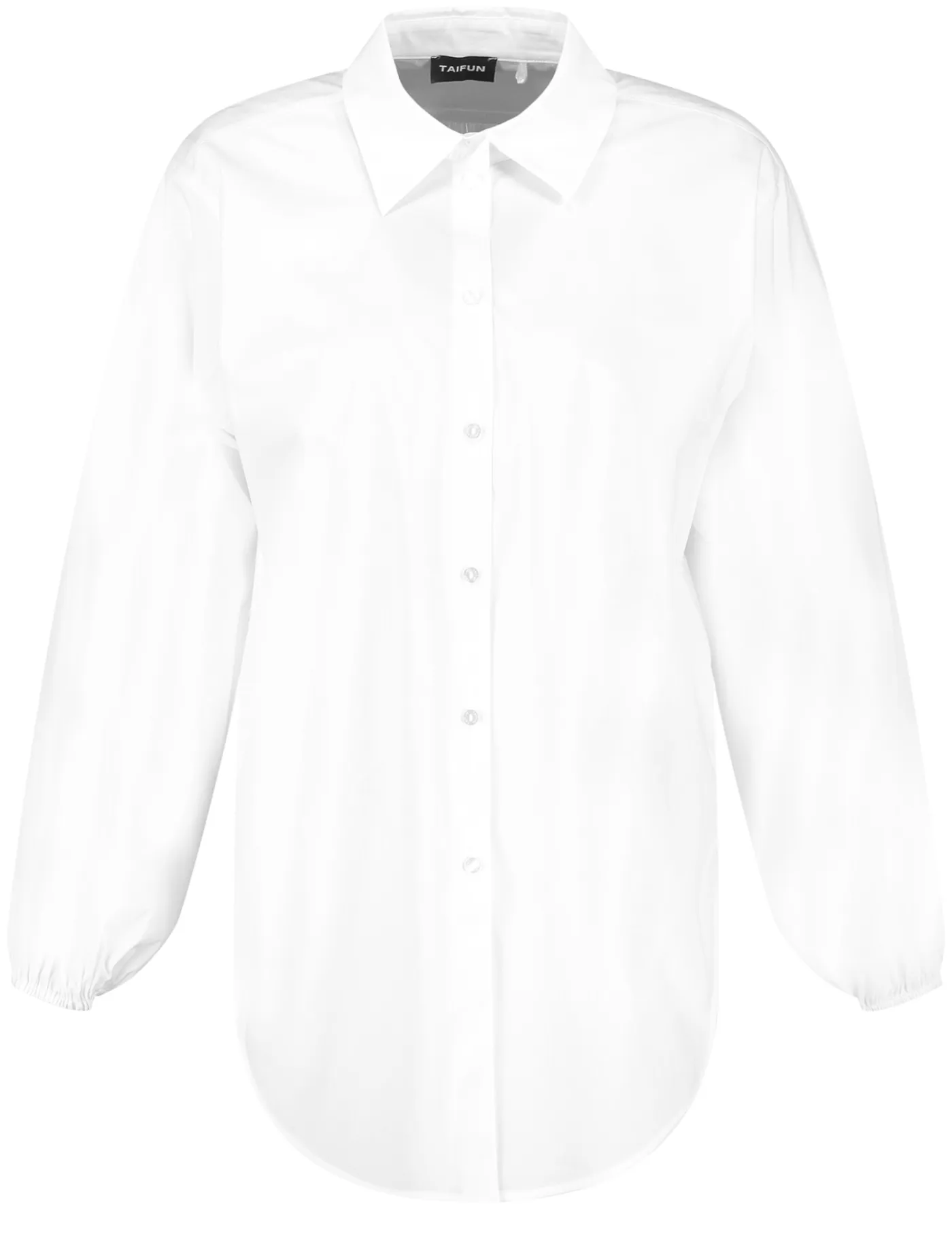 Longbluse mit Ballonärmeln