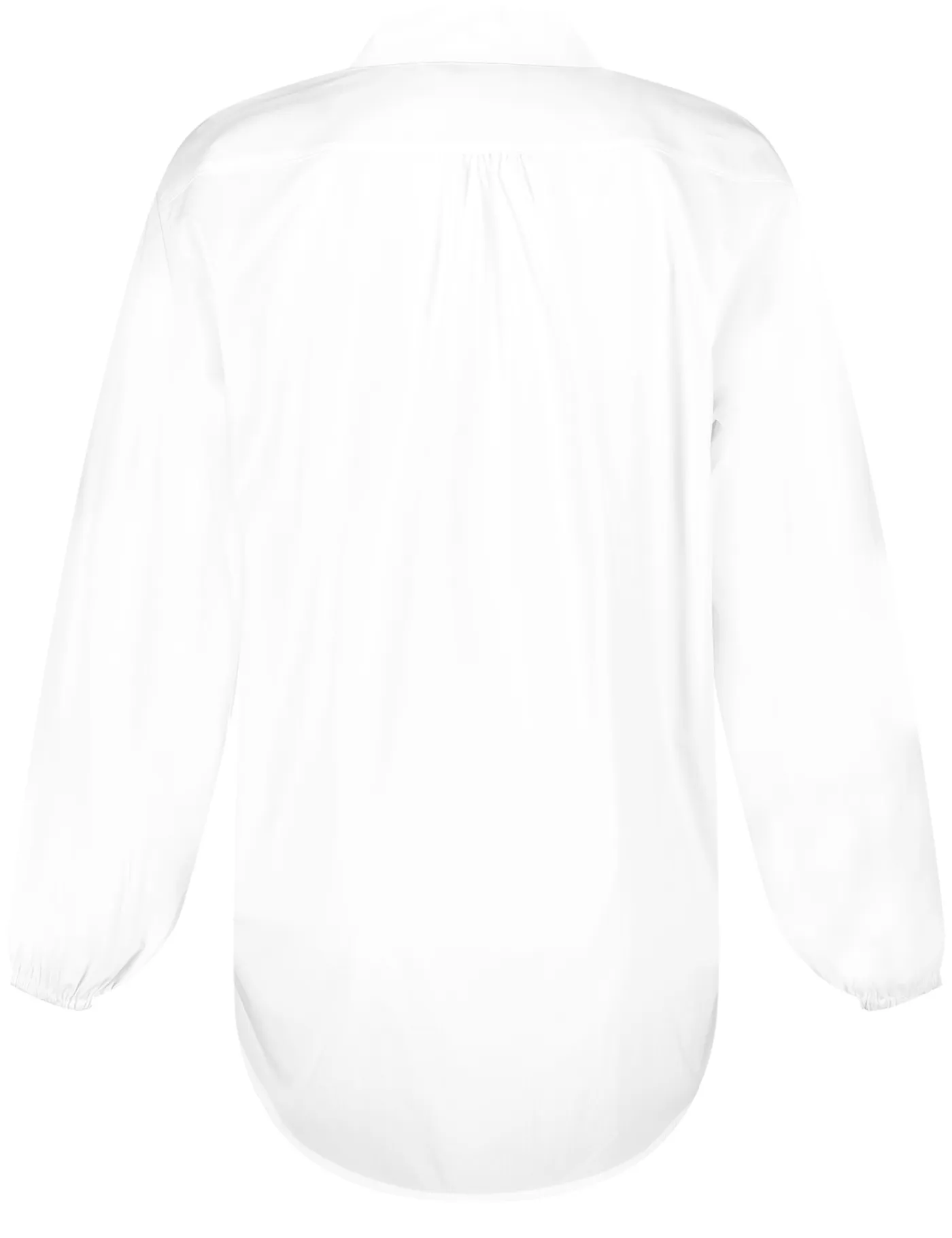 Longbluse mit Ballonärmeln