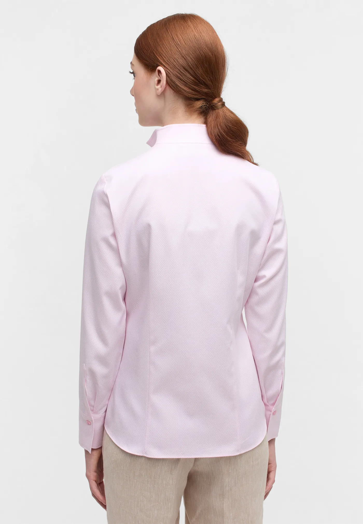 Bluse Jacquard Langarm