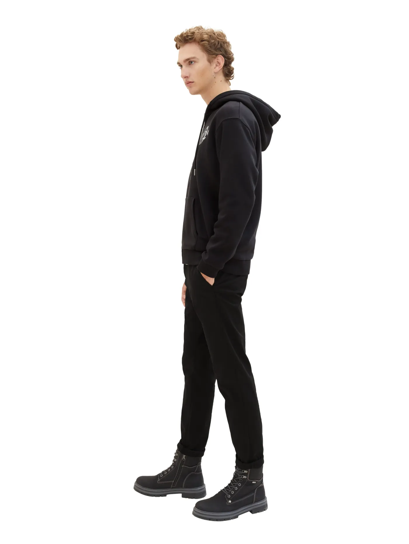 Slim Fit Chino Hose mit Gürtel
