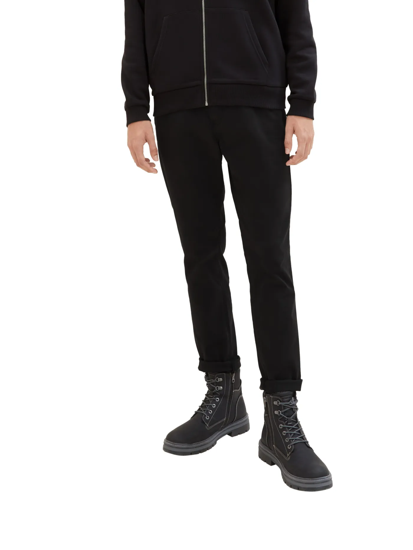 Slim Fit Chino Hose mit Gürtel