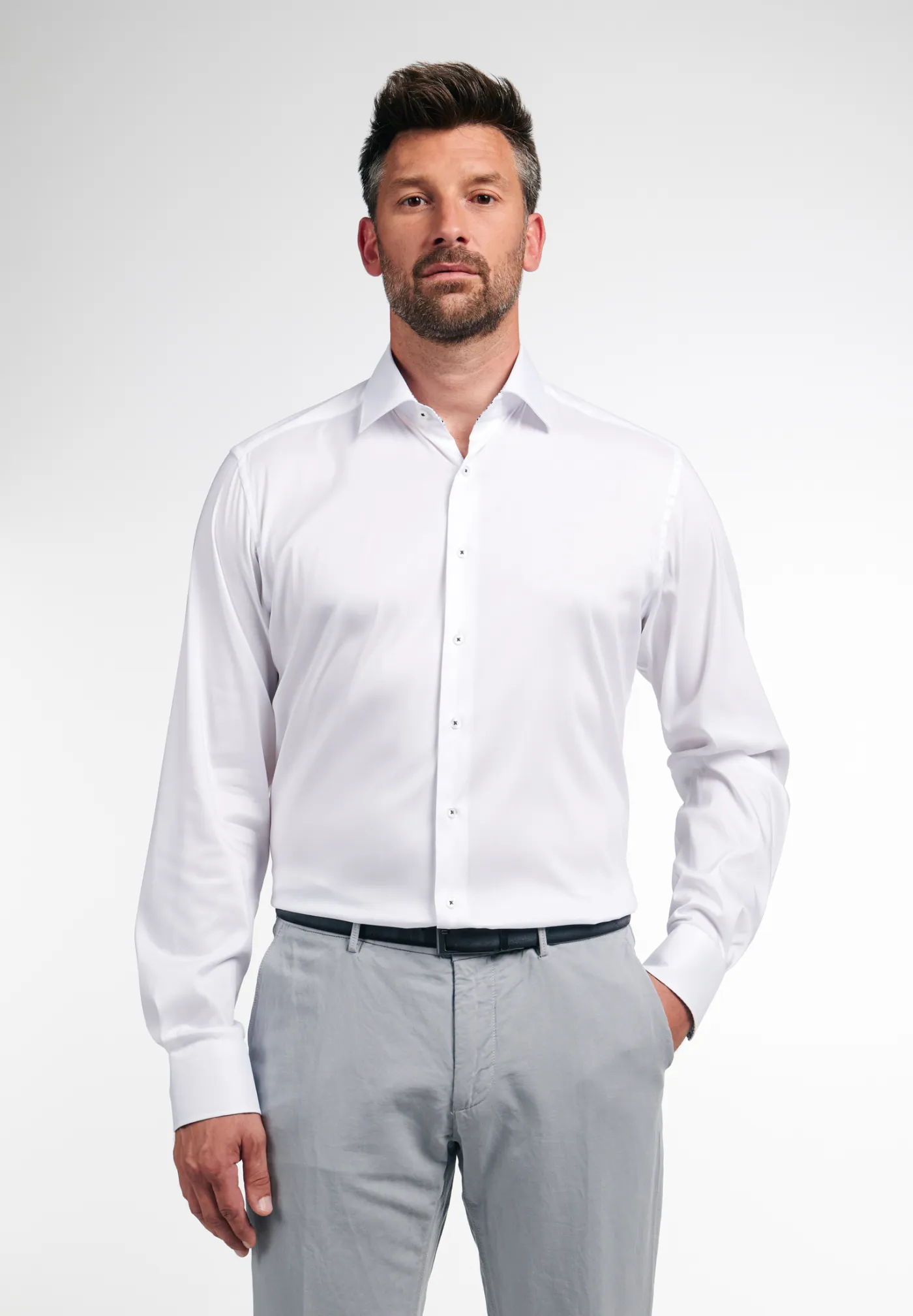 Performance Shirt Twill-Stretch Langarm