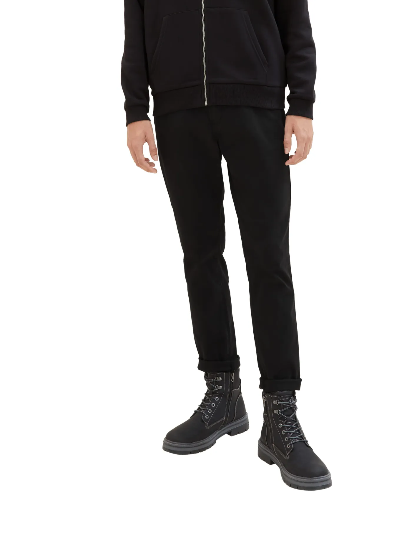 Slim Fit Chino Hose mit Gürtel
