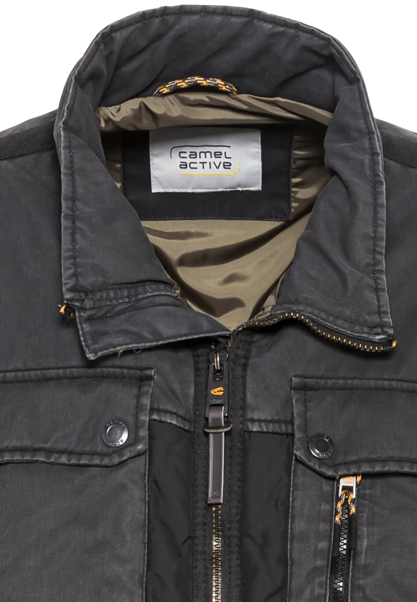 Blouson im Materialmix